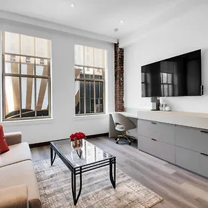  Apartment Indigo Getaway Queen Bed Free Park Near Ewr, Penn, Prudential